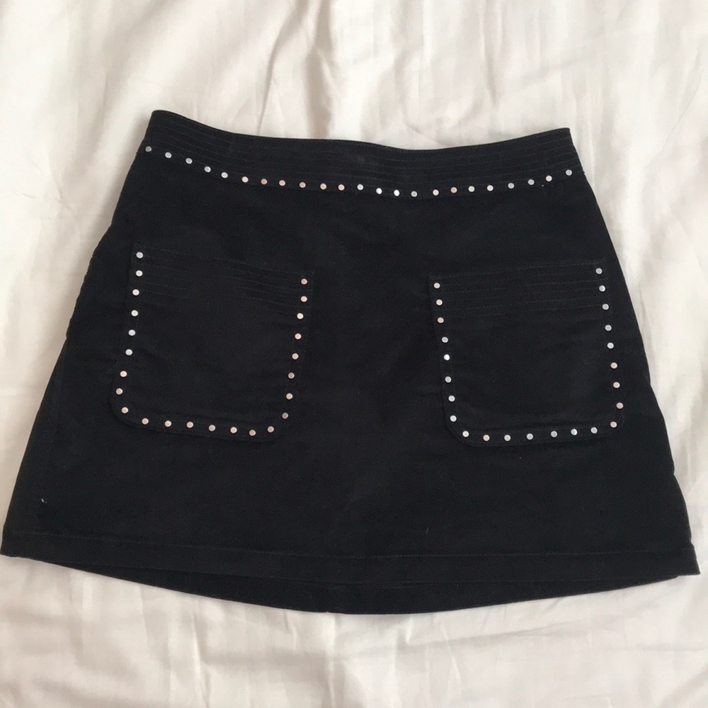 Abercrombie mini suede skirt